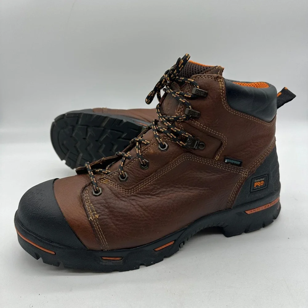 Timberland PRO A6201 Mens 13M Endurance Waterproof 6-Inch Steel Toe Work Boots